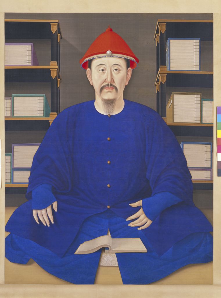 图片[1]-Emperor Kangxi reading scroll-China Archive